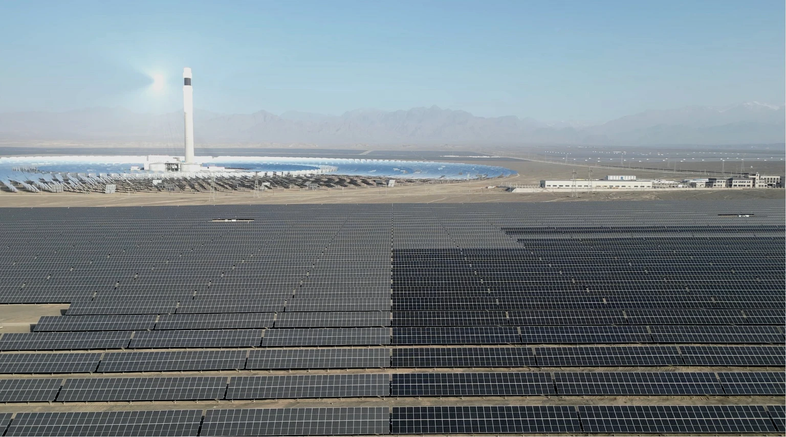 Shudao New Energy Xinjiang 900MW CSP Integration Project Completes First Cleaning Acceptance