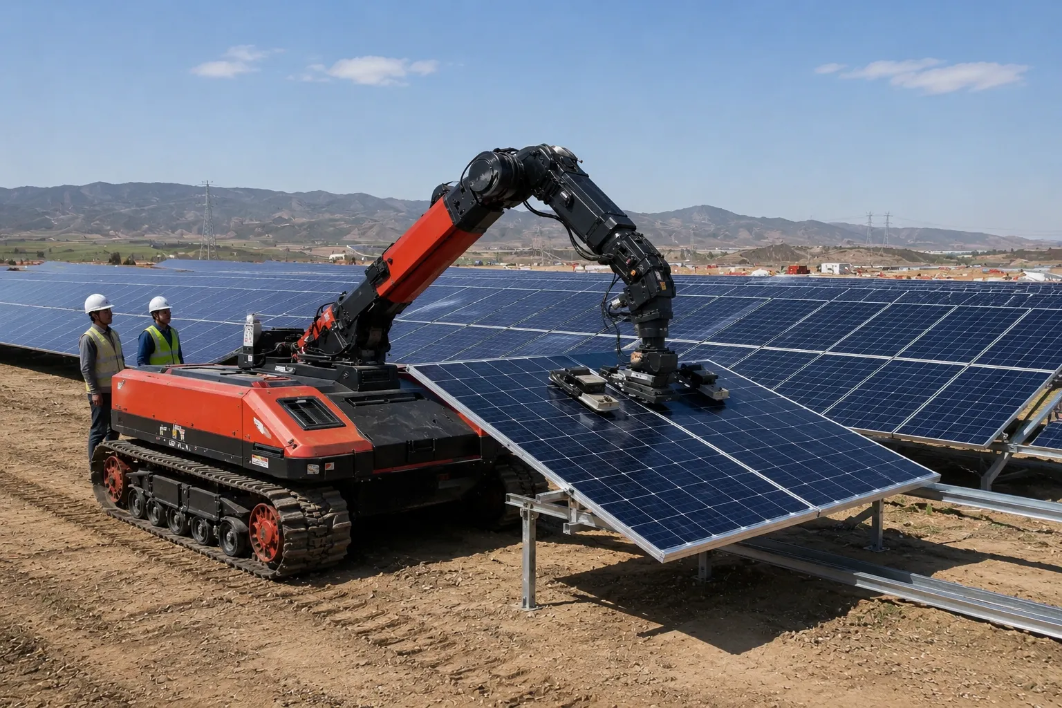 Intelligent PV Installation Robot