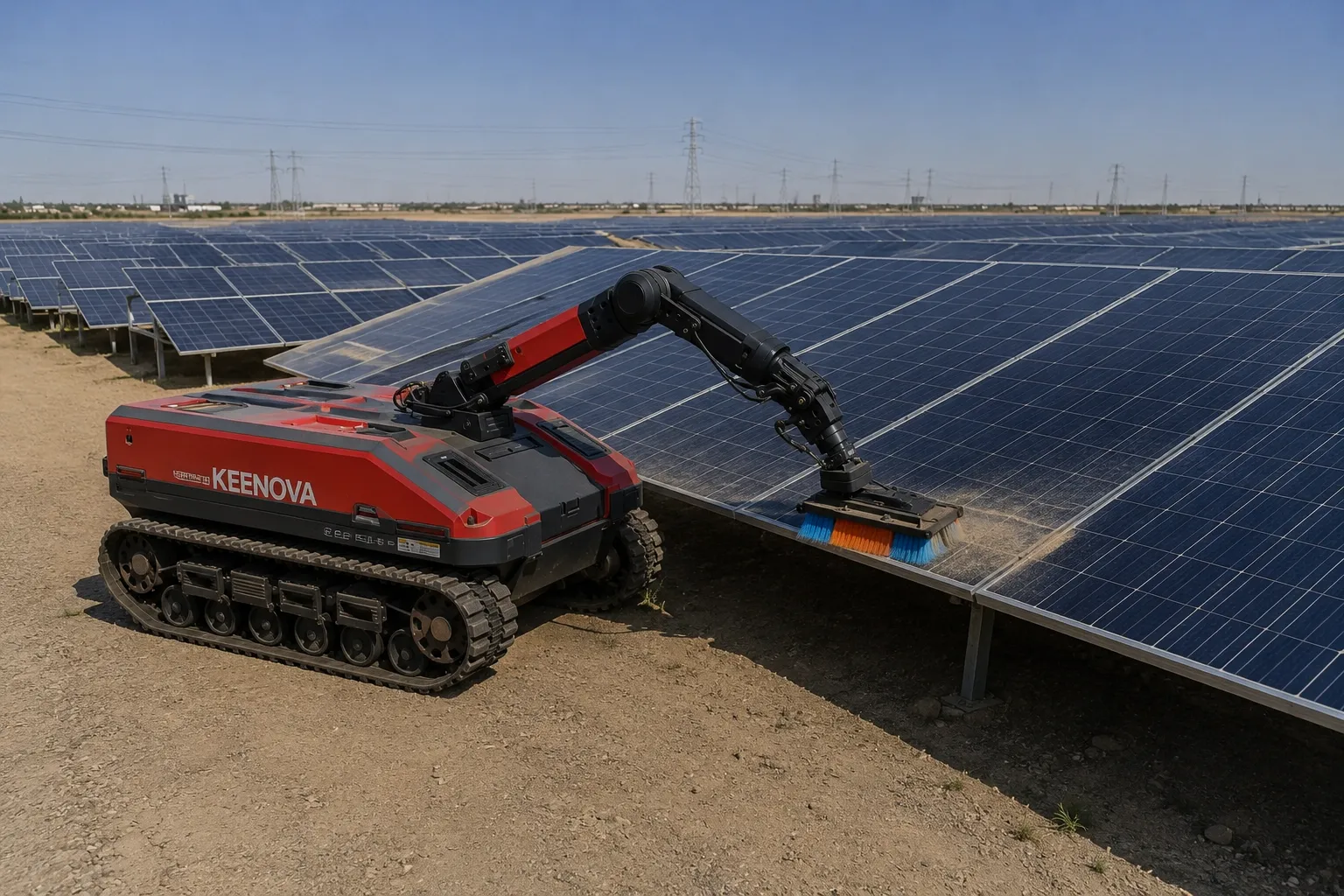 Tank PV Cleaning Robot